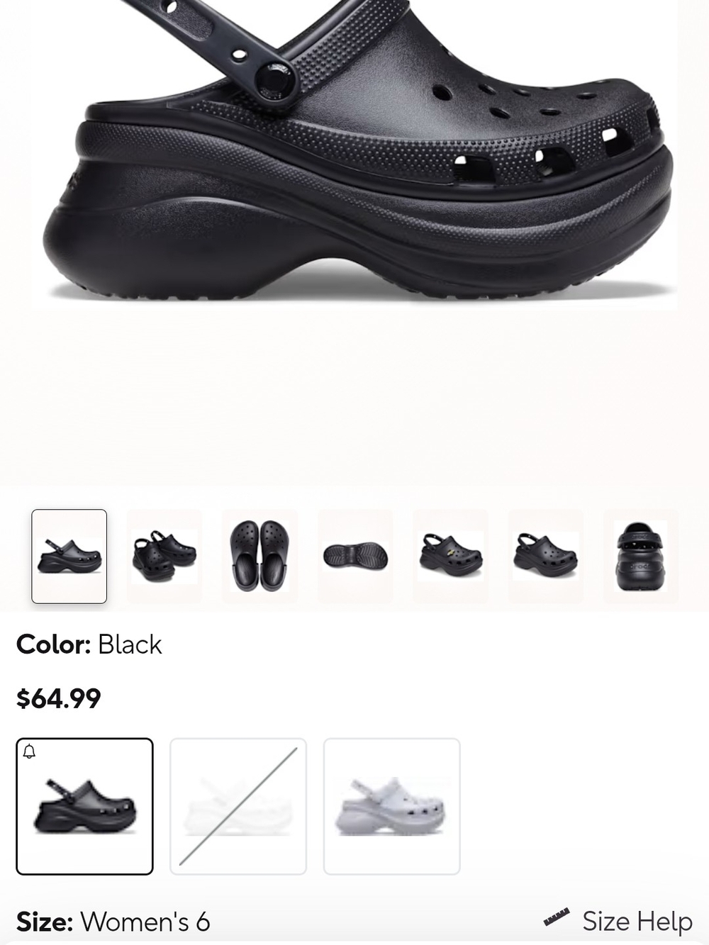 CROCS Classic Clog in Black - Picture 6 of 6